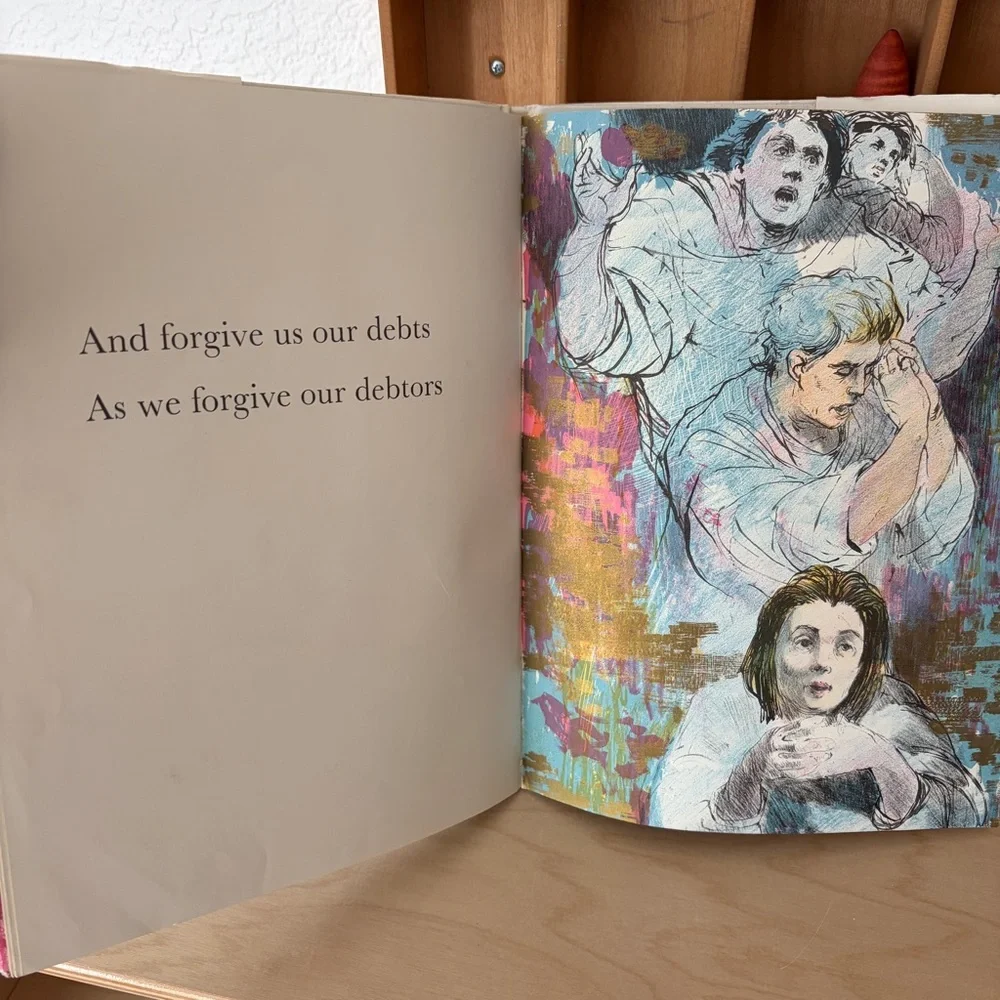 VINTAGE | The Lord’s Prayer Children’s Illustrated Hardcover Book